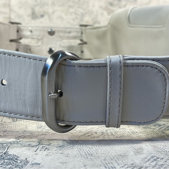 BVNDI Cream Leather Fanny Double Pack Bag - Picture 5 of 10